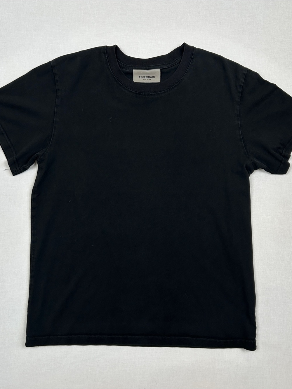 Essentials Black Signature Tee